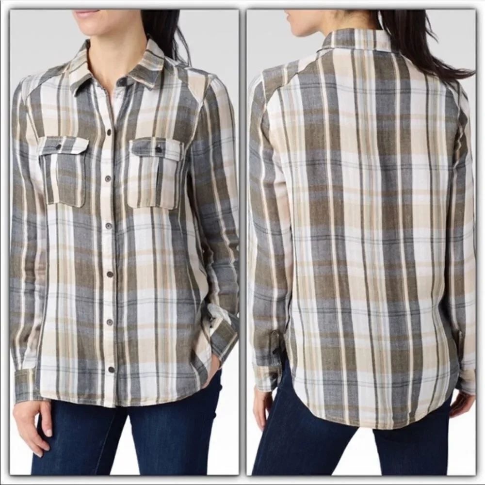 ✨ Paige jeans super soft plaid flannel shirt✨
